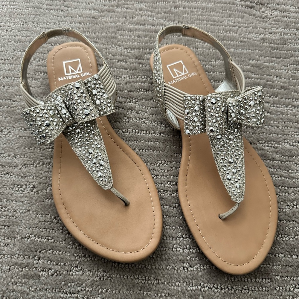 Material girl sandals. Size 8